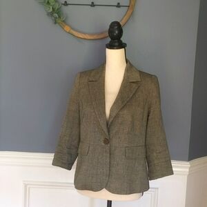 Adrienne Vittadini One Button Blazer - Size 8